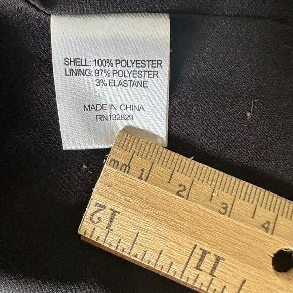 Tularosa Valentina Coat Black/Tan/Metallic Black XS EUC - Picture 9 of 10